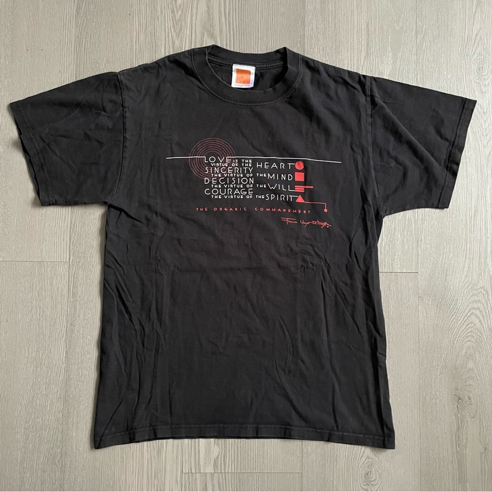Frank Lloyd Wright organic commandment shirt